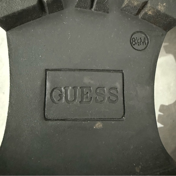 Women’s Guess Chunky Platform G Patterned Loafers Shoe Gold Buckle Size 8.5 - Picture 11 of 16